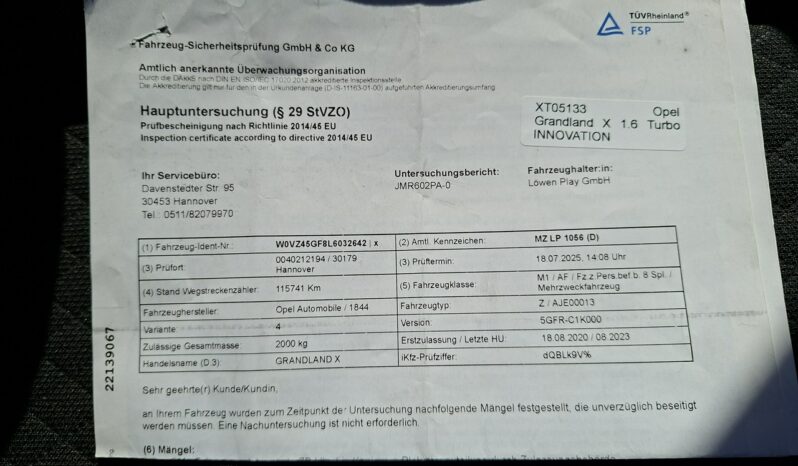 Opel Grandland X | FWD (przód) | Automatyczna | 181 KM | Czarny full
