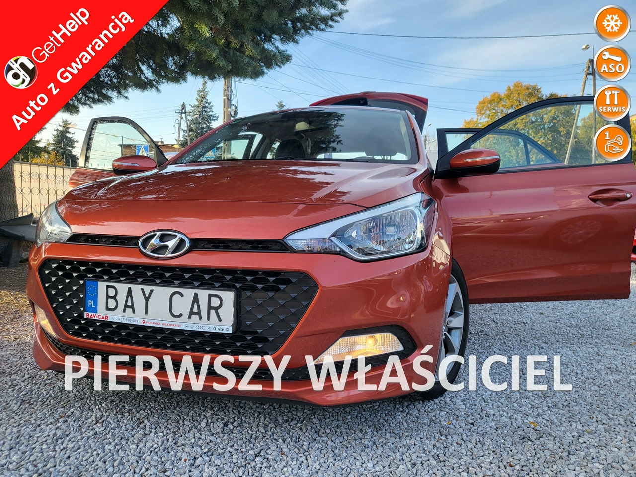 Hyundai I20 | Fwd (Przód) | Manualna | 75 Km | Pomarańczowy