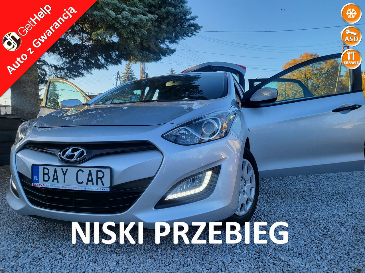 Hyundai I30 | Fwd (Przód) | Manualna | 100 Km | Srebrny