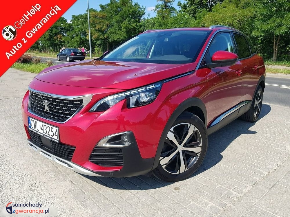 Peugeot 3008 | Fwd (Przód) | Automatyczna | 130 Km | Bordowy